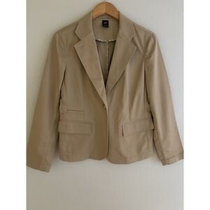 Vintage Gap Textured Knit Blazer Jacket‎ Size 8 Lightweight Y2K Preppy Academia